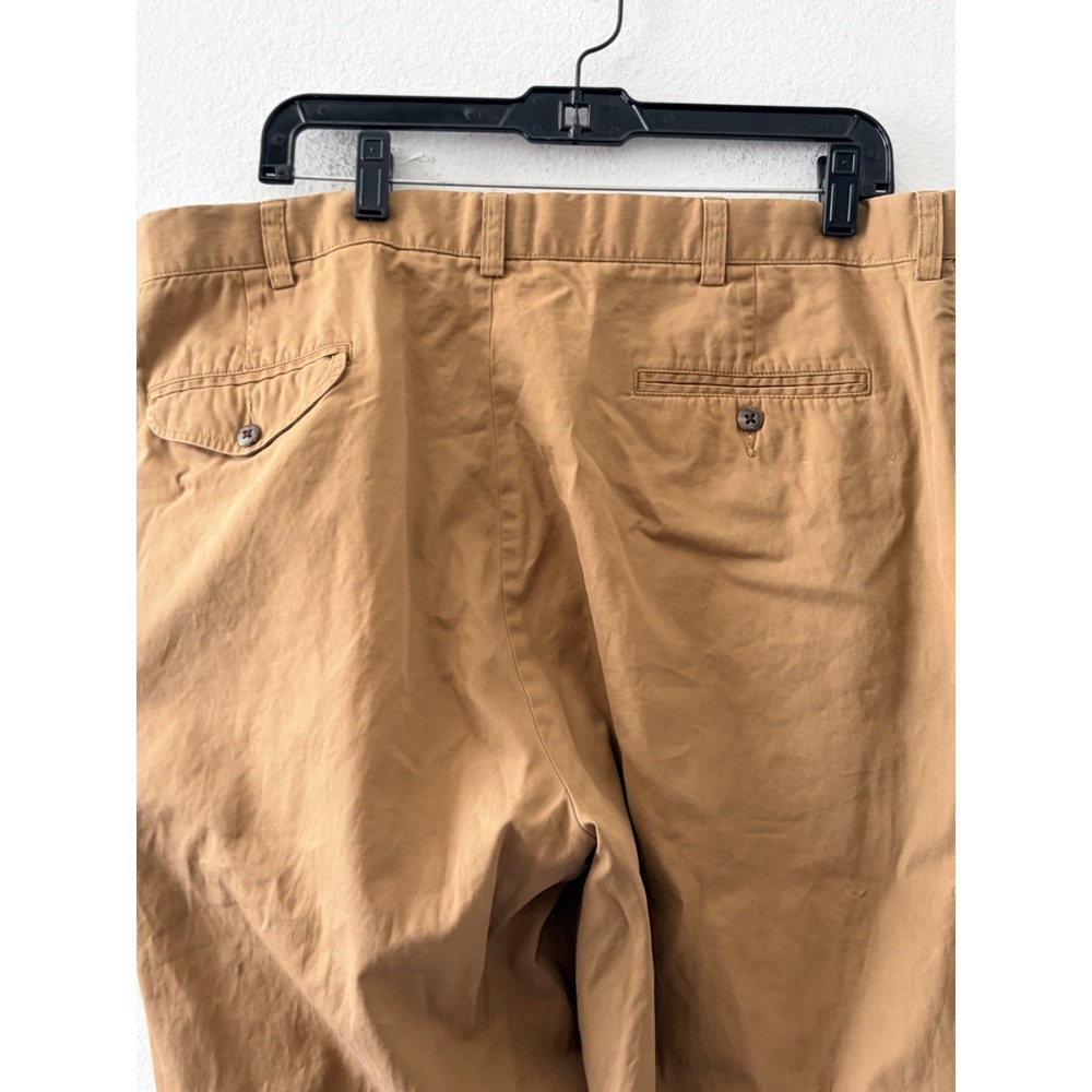 Polo Ralph Lauren Hammond Pant Mens 38x30 Pleated Chino Khaki Brown 100% Cotton - Picture 2 of 6